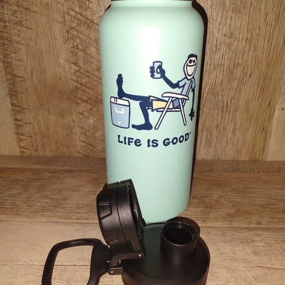 Life is good 32 oz stainless water bottle - Picture 3 of 3